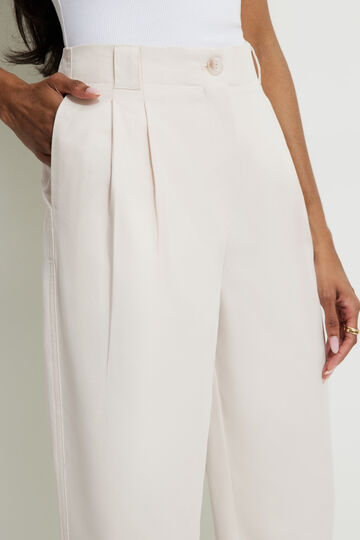 Straight High Waist Ankle Pants