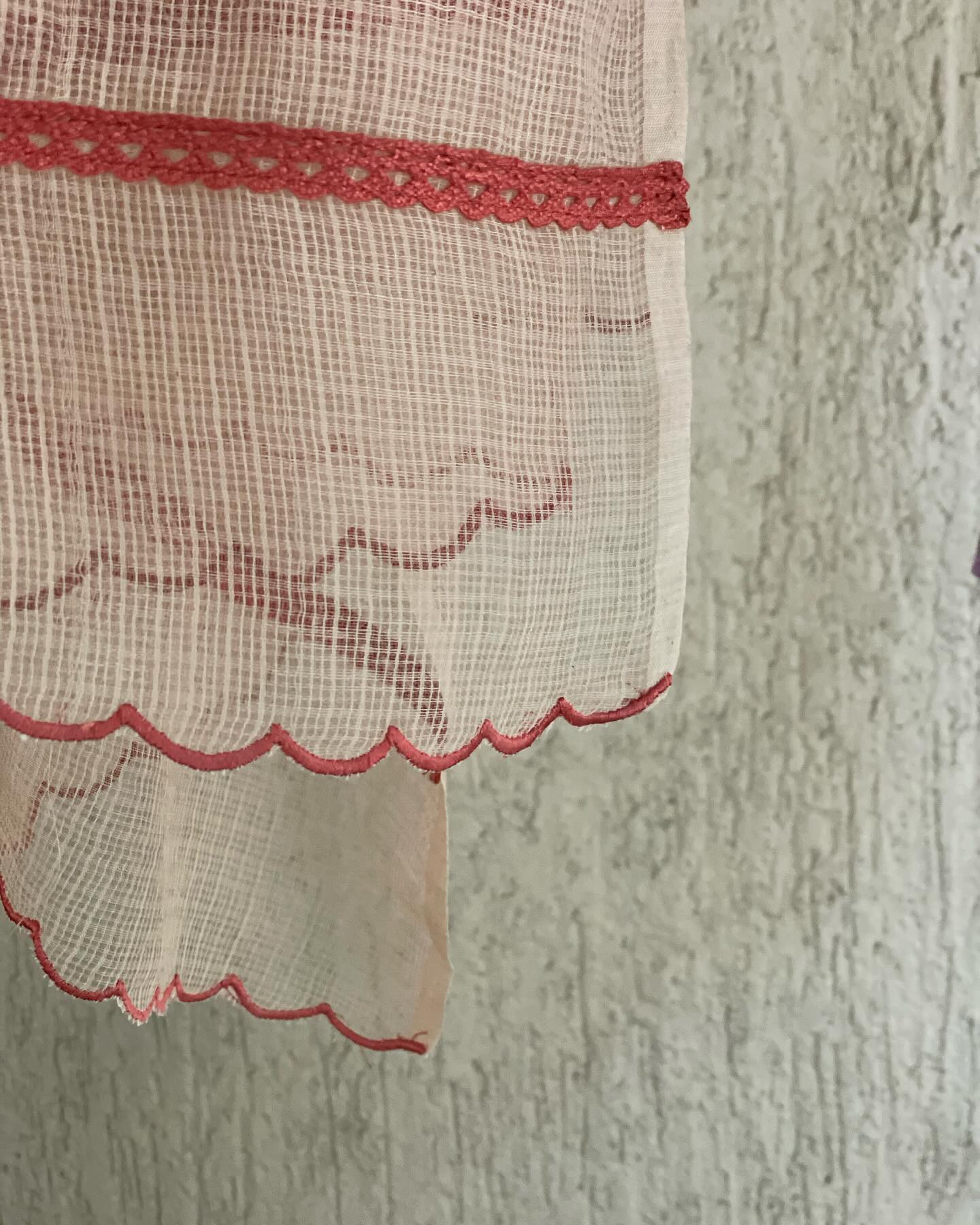 Soft Lavender Tones with Intricate Threadwork