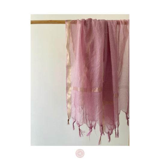 Soft Mul Cotton Set with Zari Kota Dupatta