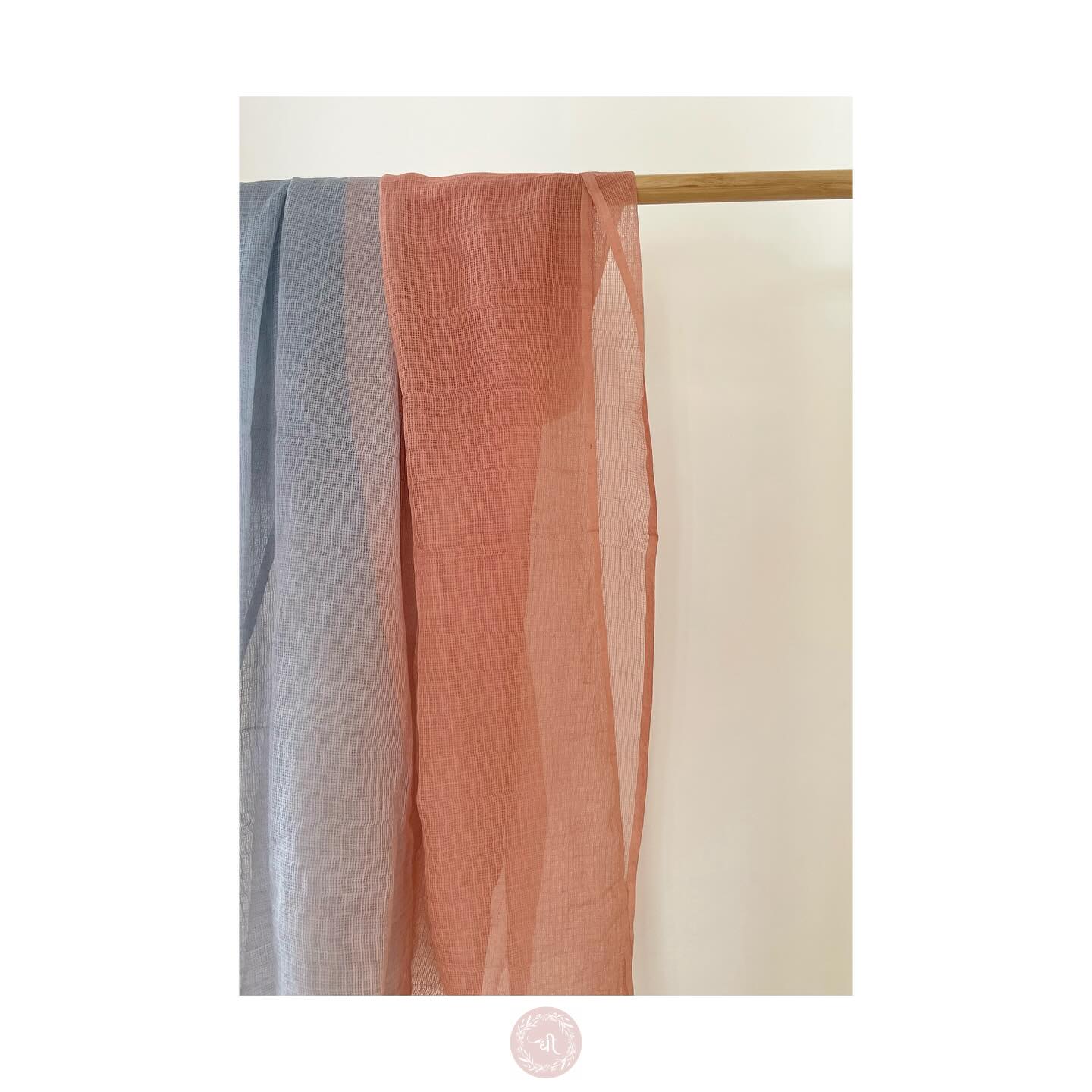 Mul Cotton Suit Set with Edged Pants & Dual-Tone Dupatta