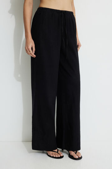 Wide Leg Linen Pants For Women