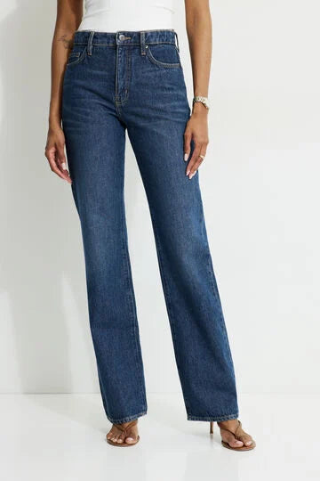 High Rise Straight Leg Jeans