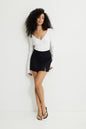 Linen Mini Skirt For Women