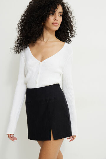 Linen Mini Skirt For Women