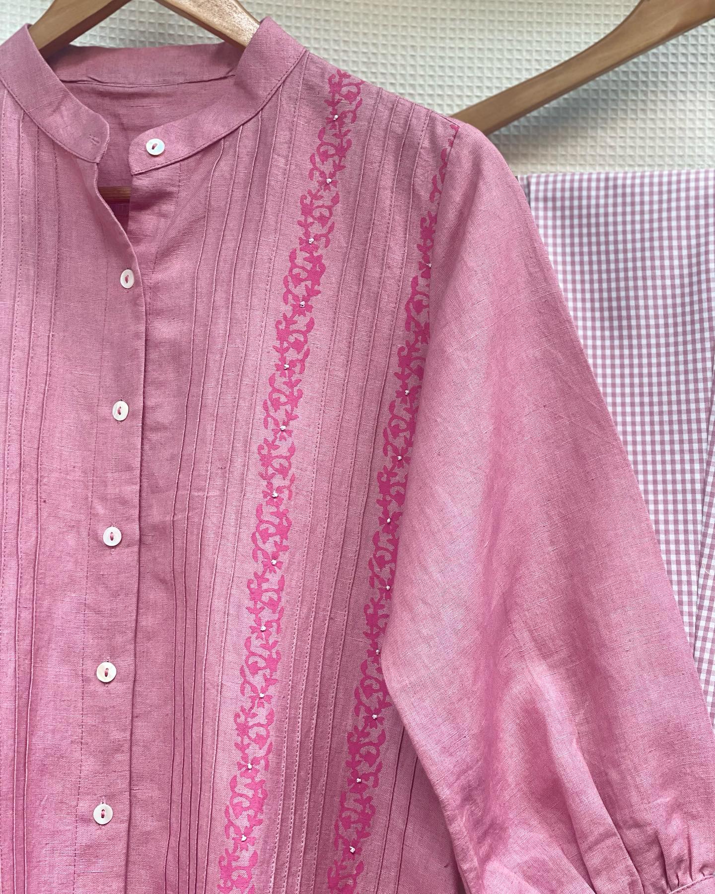 Bossy Pink Hand Block Printed Kurta Set