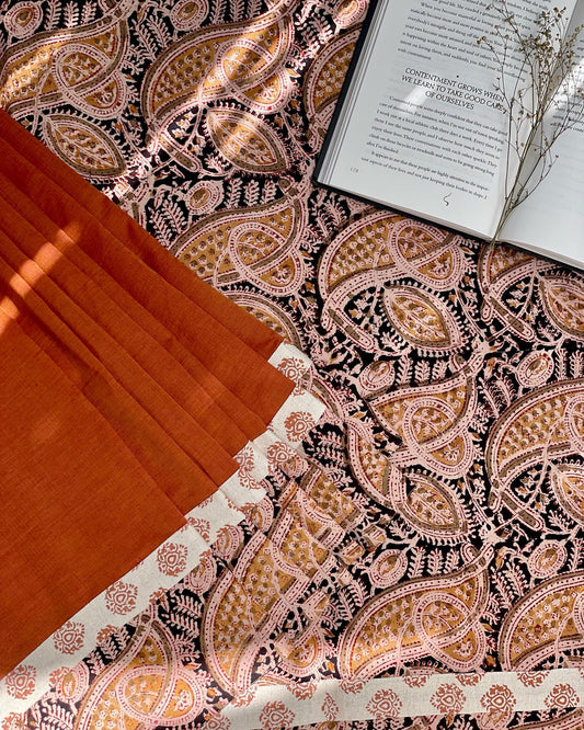 Tradition Woven Handcrafted Patchwork Saree