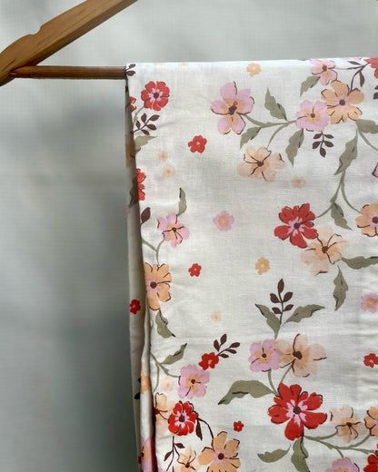 Matt Green Embroidered Cotton-Linen Kurta Set