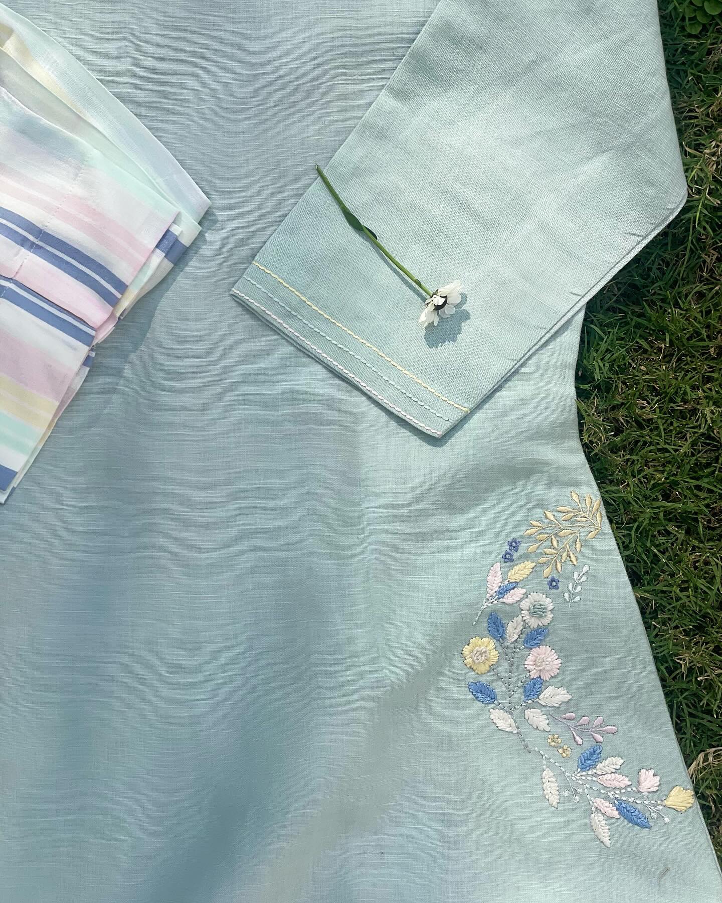 Mist & Thread: Elegant Spring Ensemble