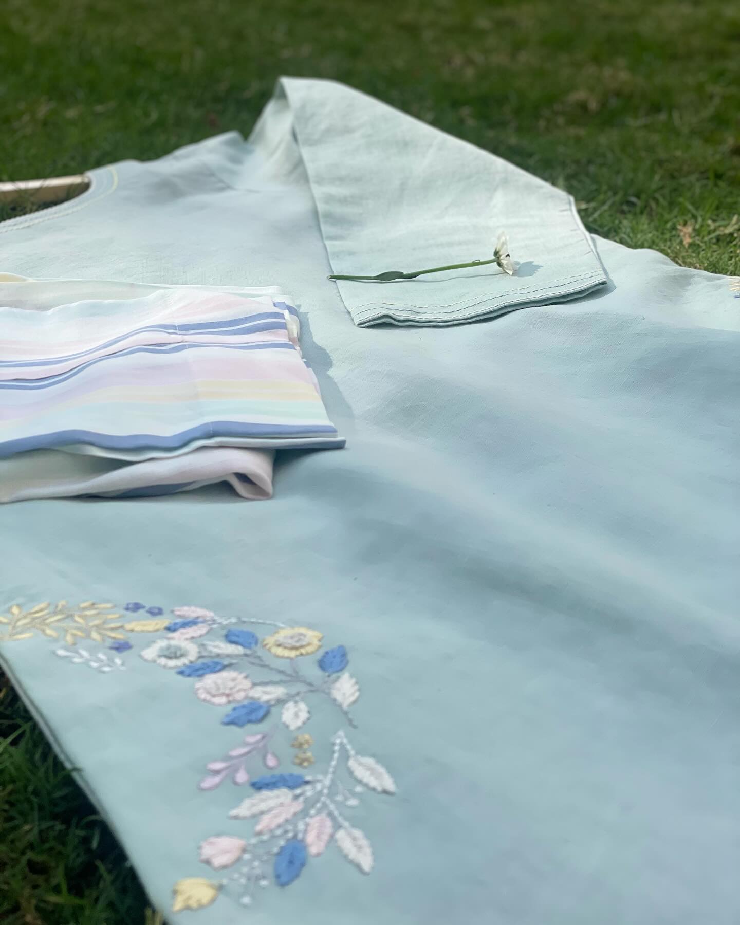 Mist & Thread: Elegant Spring Ensemble