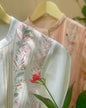Peach Whisper Hand Embroidered Cotton Ensemble