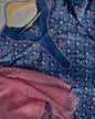 Summer Kurta Set with Printed Pants & Kota Dupatta