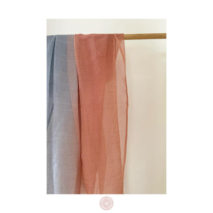 Mul Cotton Suit Set with Edged Pants & Dual-Tone Dupatta