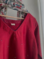 Handwoven Red Chanderi Kurta Set