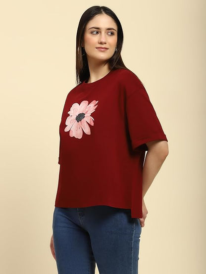 Cotton Blend UV Protective Round Neck T-Shirts