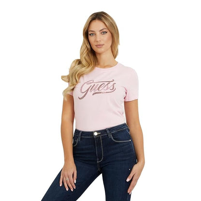 Pure Cotton Embellished Round Neck T-Shirt