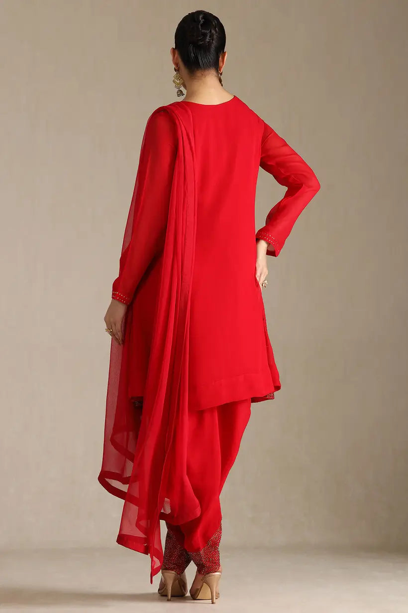 Women Suit Set With Stone Work